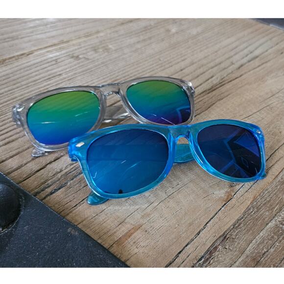 Kids Green and Gray Neon Sunglasses Bundle - Picture 1 of 3